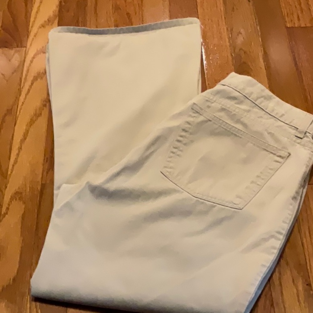 Old Navy~Khaki Flare~All Cotton💛🤎💚